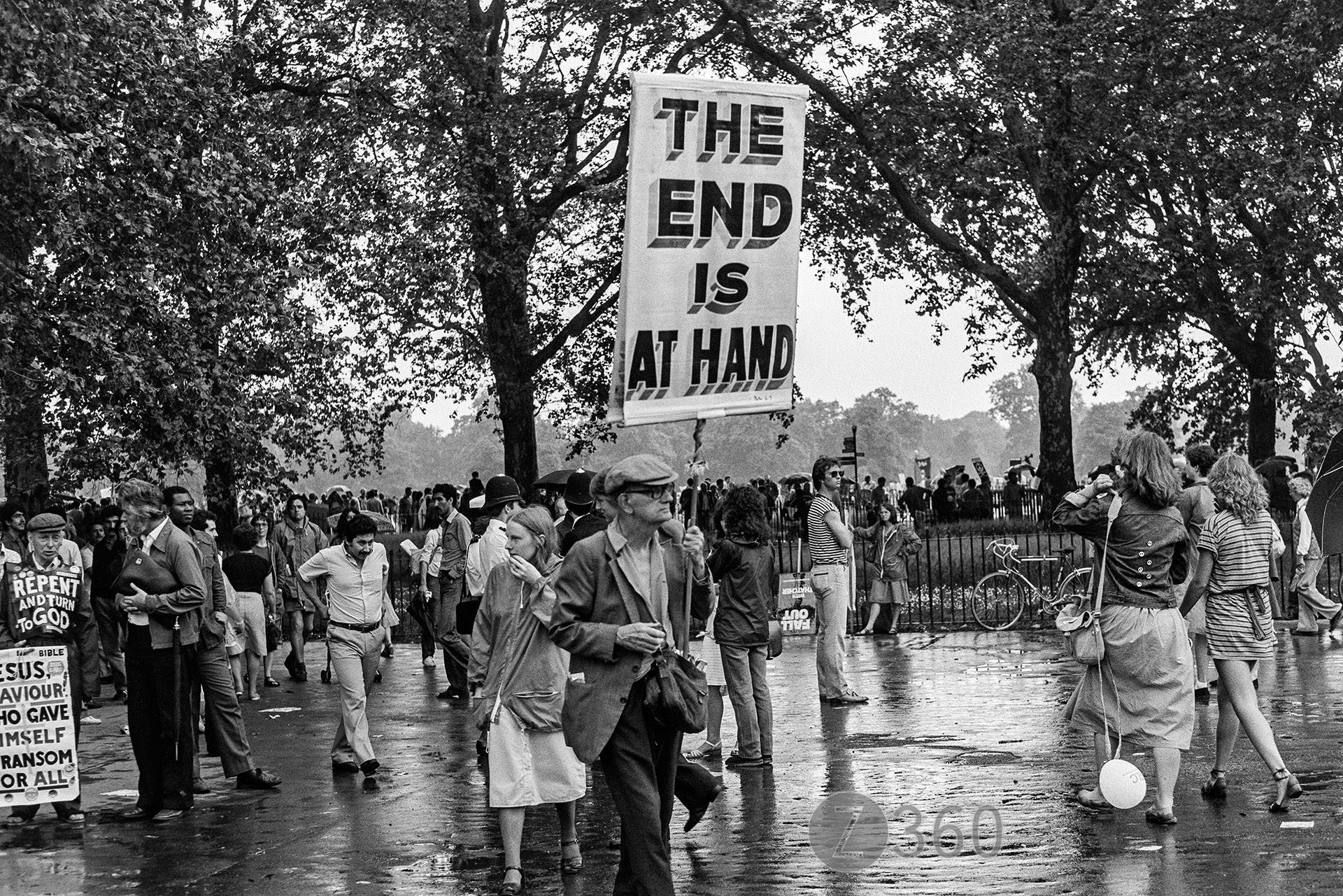 CND Anti Reagan Demo, Hyde Park, June 1984
