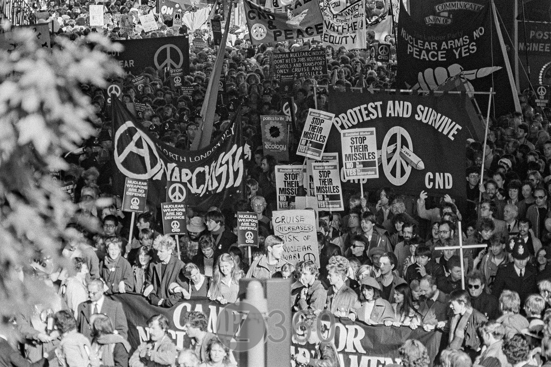 CND Rally against Cruise Missiles, October 1983