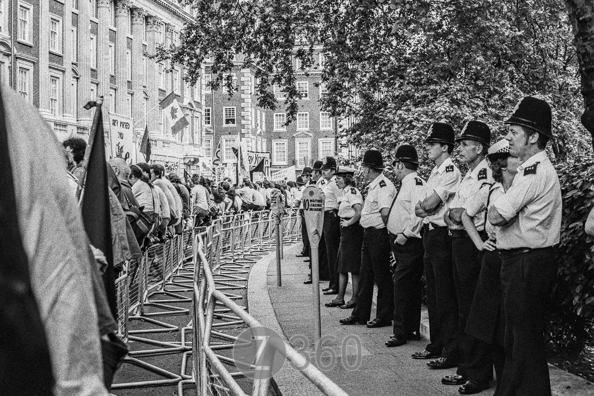 CND Anti Reagan Demo, Grosvenor Square, June 1984