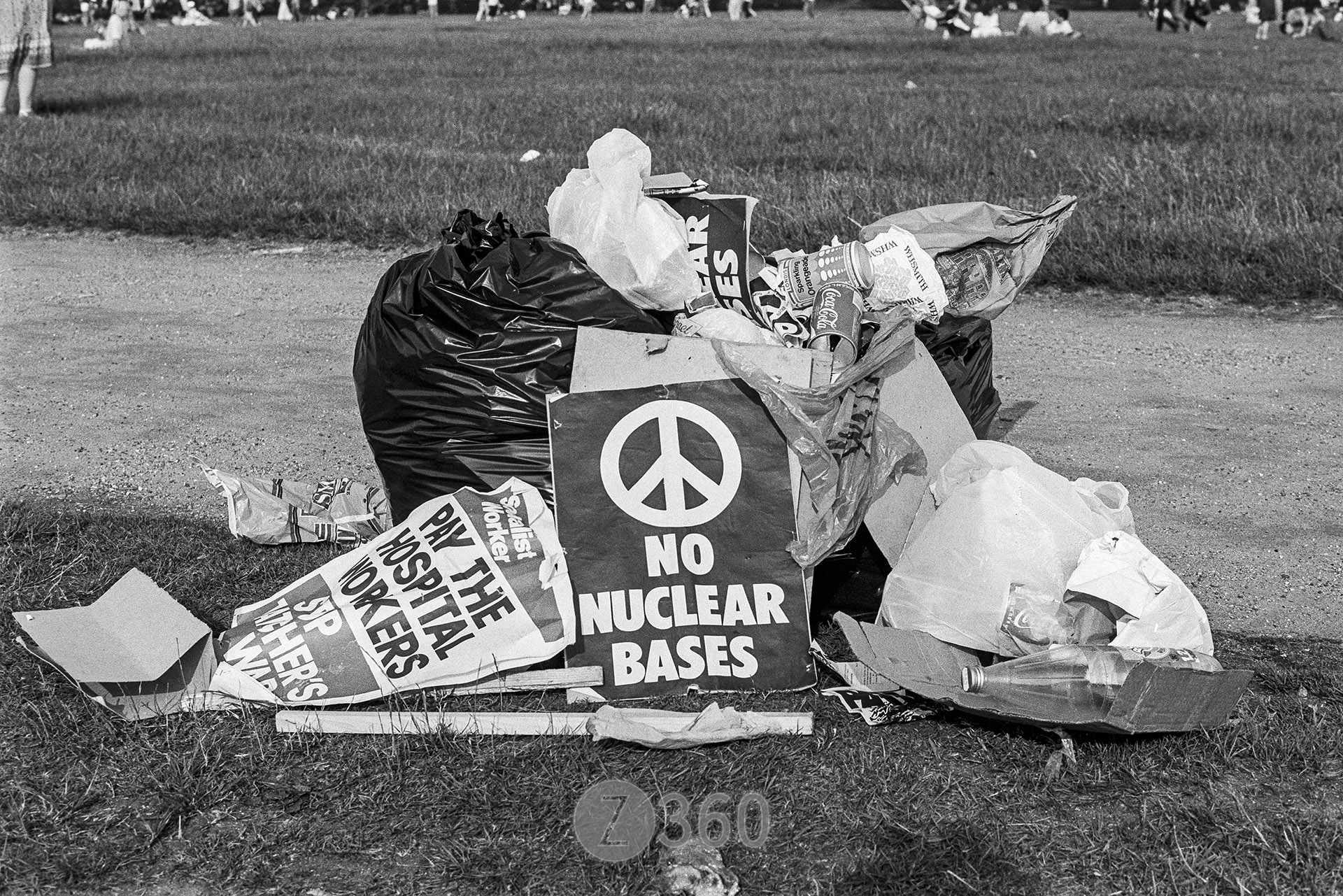 CND Anti Reagan Demo, Hyde Park, June 1984