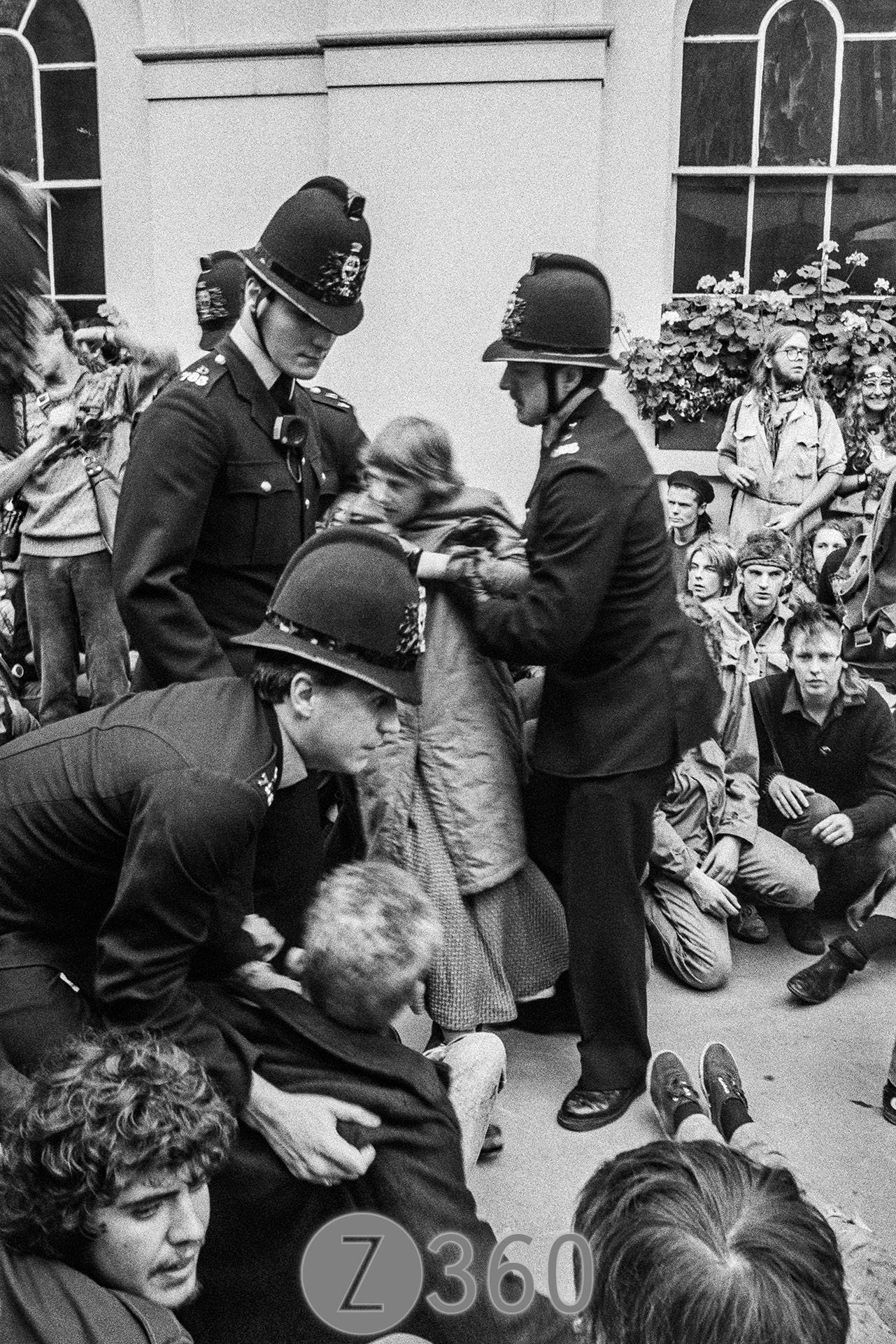 Guildhall Buildings sit down arrest